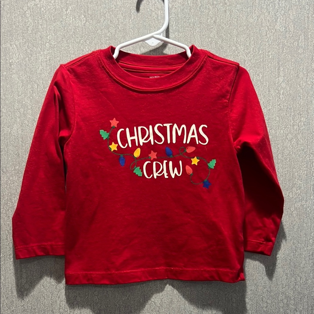 Christmas Crew Red Kids Shirt